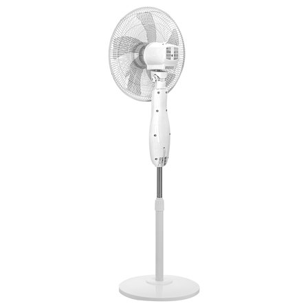 Everest Fan11 Coolair Beyaz 16" Maks 50W 5 Kanat 3 Kademe 1200Rpm Zaman Ayarlı Vantilatör