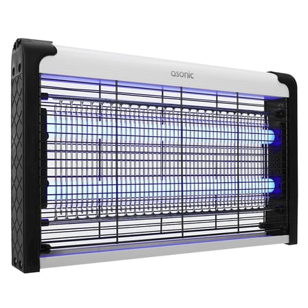Asonic S26 20W 2000V Çift Koruma Camlı LED Zincir Askılı Sanayi Tipi Sinek Öldürücü (XL Boy)