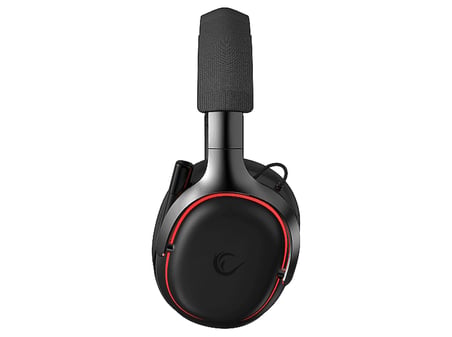 RAMPAGE Zenith Kablosuz 2.4G+ Bluetooth Protein Deri Earpad Mikrofonlu Oyuncu Kulaklığı Siyah