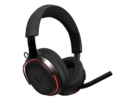 RAMPAGE Zenith Kablosuz 2.4G+ Bluetooth Protein Deri Earpad Mikrofonlu Oyuncu Kulaklığı Siyah