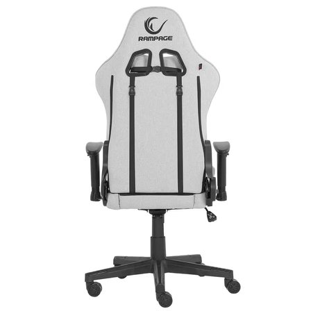 Rampage Üst Seviye Terletmez Kumaş Gri/Siyah Gaming Oyuncu Koltuğu Peak KL-R26 