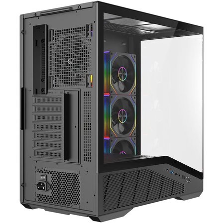 Rampage REAPER 850W 80+ Bronze Tempered Glass 4*12cm ARGB Siyah ATX Gaming Kasa