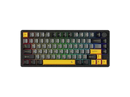 RAMPAGE Zenith Stug Hot Swap 8000 Hz Gasket Manyetik RGB Rapid Trigger Gateron Switch Klavye Alüminyum Siyah