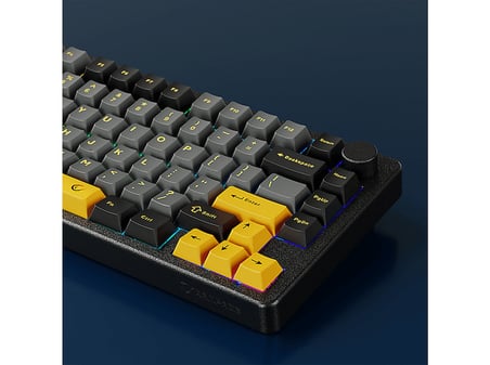 RAMPAGE Zenith Stug Hot Swap 8000 Hz Gasket Manyetik RGB Rapid Trigger Gateron Switch Klavye Alüminyum Siyah