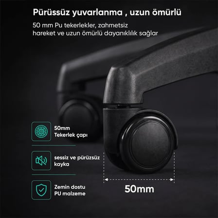 Nox Terletmez Kumaş Gri Oyuncu Koltuğu KL-R43 