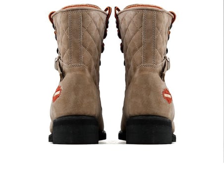 Harley Davıdson NEW WORKER Kadın Botu 025G0078-TAUPE Krem