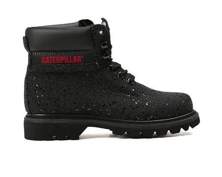 Cat COLORADO IRIDESCENT Kadın Botu 015Z101150-BLACK-GLITTER-DERI Siyah