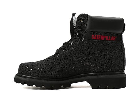 Cat COLORADO IRIDESCENT Kadın Botu 015Z101150-BLACK-GLITTER-DERI Siyah