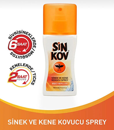 Sinkov Sivrisinek Ve Karasinek Kovucu Atomizer Sprey 100 ML