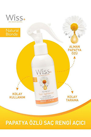 wiss Papatya Özlü Saç Rengi Açıcı Sprey 150ml