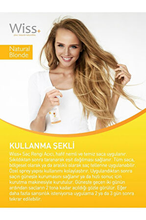 wiss Papatya Özlü Saç Rengi Açıcı Sprey 150ml