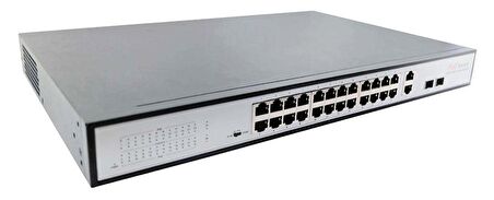 URANIUM POE-2421SFP-300W 24X10/100+2X GIGABIT UPLINK +1XSFP 250 METRE POE RACKMOUNT SWITCH (REALTEK CHIPSET)