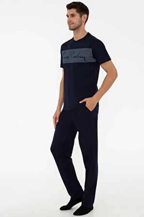 %100 Pamuk Erkek Pijama Takım