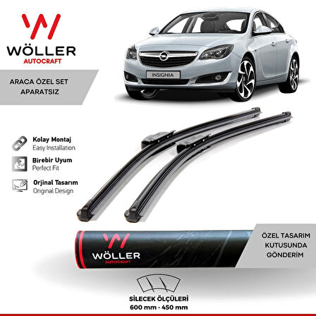 Opel Insignia Silecek 2008 2017 Wöller Silecek Takımı Araca Özel