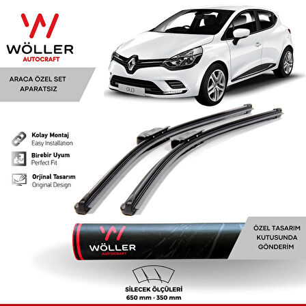 Renault Clio 4 Silecek 2012 2020 Wöller Silecek Takımı Araca Özel