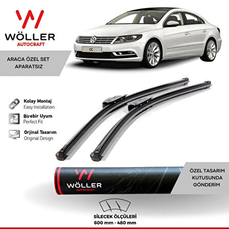 Volkswagen CC Silecek 2012 2017 Wöller Silecek Takımı Araca Özel