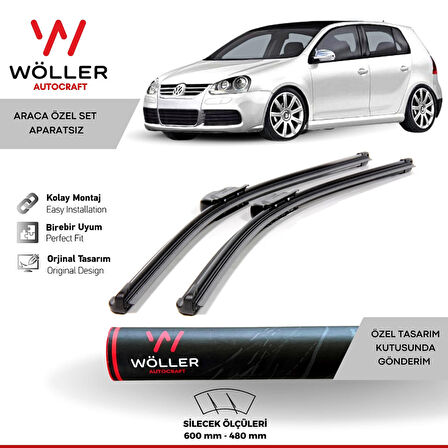 Volkswagen Golf 5 Silecek 2004 2008 Wöller Silecek Takımı Araca Özel