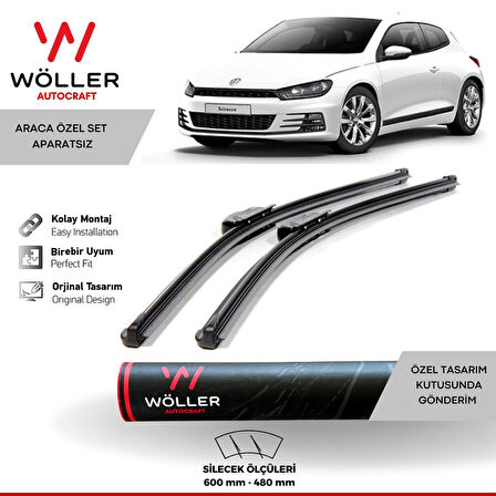 Volkswagen Scirocco Silecek 2008 2017 Wöller Silecek Takımı Araca Özel