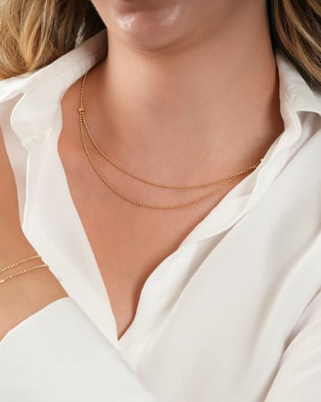 Debora Jewelry 14 Ayar Altın Toplu Tasarım Kolye