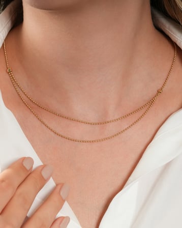 Debora Jewelry 14 Ayar Altın Toplu Tasarım Kolye
