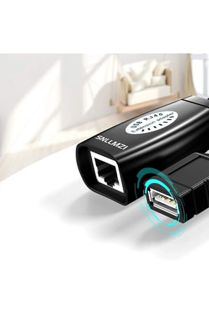 USB 2.0 to RJ45 CAT5 CAT6 Ethernet Uzatma Kablosu Adaptörü