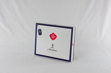 Cotton Box Maritime Çizgili Pamuk Çift Kişilik Nevresim Takımı