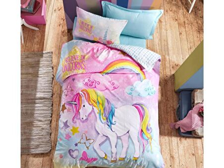 Cottonbox Junior Dream Tek Kişilik Nevresim Takımı Mint