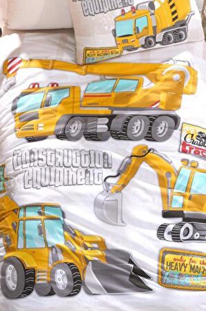 Cottonbox Junior Track Tek Kişilik Nevresim Takımı Turkuaz