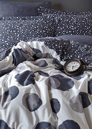 Cotton Box Modern Geometrik Pamuk Çift Kişilik Nevresim Takımı