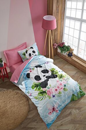Cotton Box Junior Hayvan Figürlü Pamuk Çocuk Nevresim Takımı