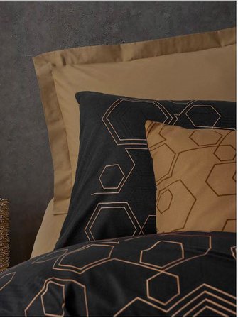 Cotton Box Dark Çift Kişilik Nevresim Takımı Dawn Bakır