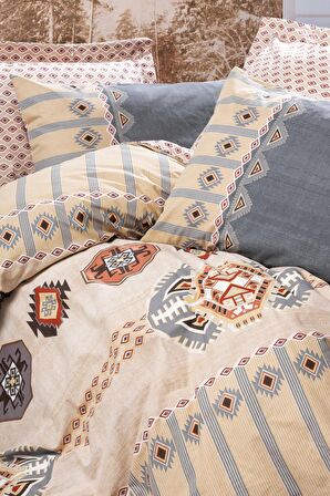 Cotton Box Ethnic Ranforce Tek Kişilik Nevresim Takimi Dakota