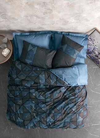 Cotton Box Dark Tek Kişilik Nevresim Takımı Armor Siyah