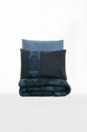 Cotton Box Dark Tek Kişilik Nevresim Takımı Armor Siyah