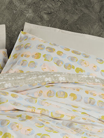 Cotton Box Minimal Tek Kişilik Lastikli Çarşaflı Nevresim Takımı Jocus Bej