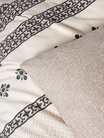 Cotton Box Flanel Tek Kişilik Nevresim Takımı Anita Karamel