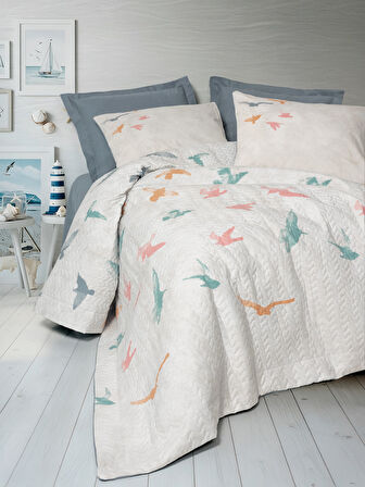 Cotton Box Maritime Tek Kişilik Complete Set Kaija Mavi
