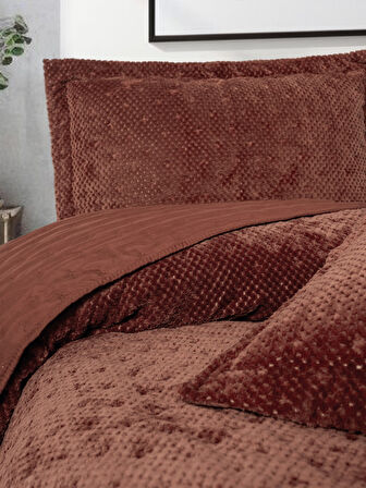 Cotton Box Softnest Çift Kişilik Yatak Örtüsü Boleta Kiremit