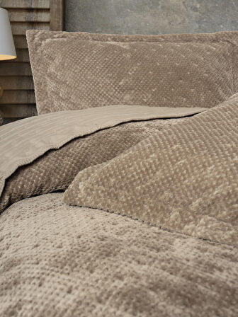 Cotton Box Softnest Tek Kişilik Yatak Örtüsü Boleta Bej