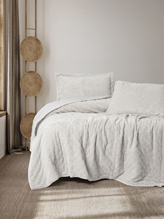 Cotton Box Softnest Tek Kişilik Yatak Örtüsü Boleta Taş
