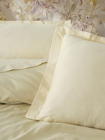 Cotton Box Elegant Saten Tek Kişilik Nevresim Takımı Bej