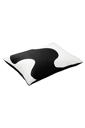 Cozy Home Mono Çift Taraflı Yastık Kılıfı Flow Siyah 50x70