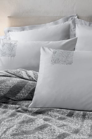 Cotton Box Fleece Çift Kişilik Yatak Örtülü Nevresim Takımı Tero Gri