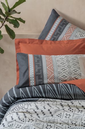 Cotton Box Toprak Çift Kişilik Nevresim Takımı Strata Tarçın