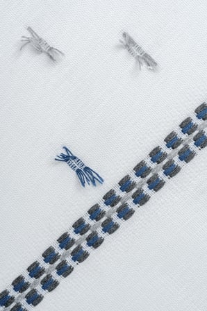 Cotton Box Lalin Masa Örtüsü Azzurro Lacivert 160x240