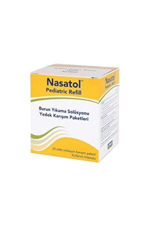 NASATOL Pediatrik Refill Pediatrik Yedek Paketler 20 Adet