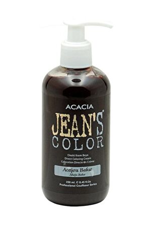 Jeans Color Su Bazlı Amonyaksız Saç Boyası(akaju Bakır) 250ml