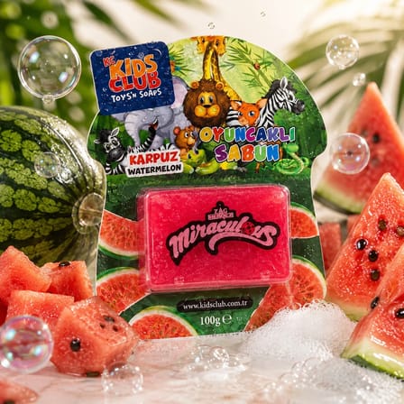 KC Kids Club Toys'n Soaps Karpuz Oyuncaklı Sabun 100 g