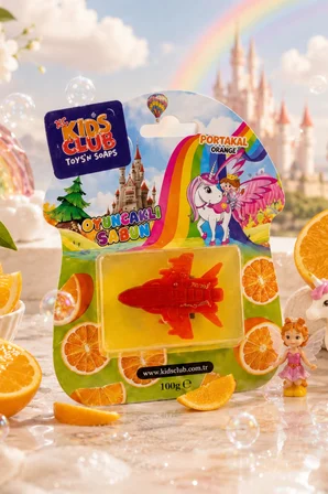 KC Kids Club Toys'n Soaps Portakal Oyuncaklı Sabun 100 g