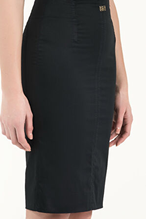 Lacivert Dar kesim cepli etek 80390 | 38